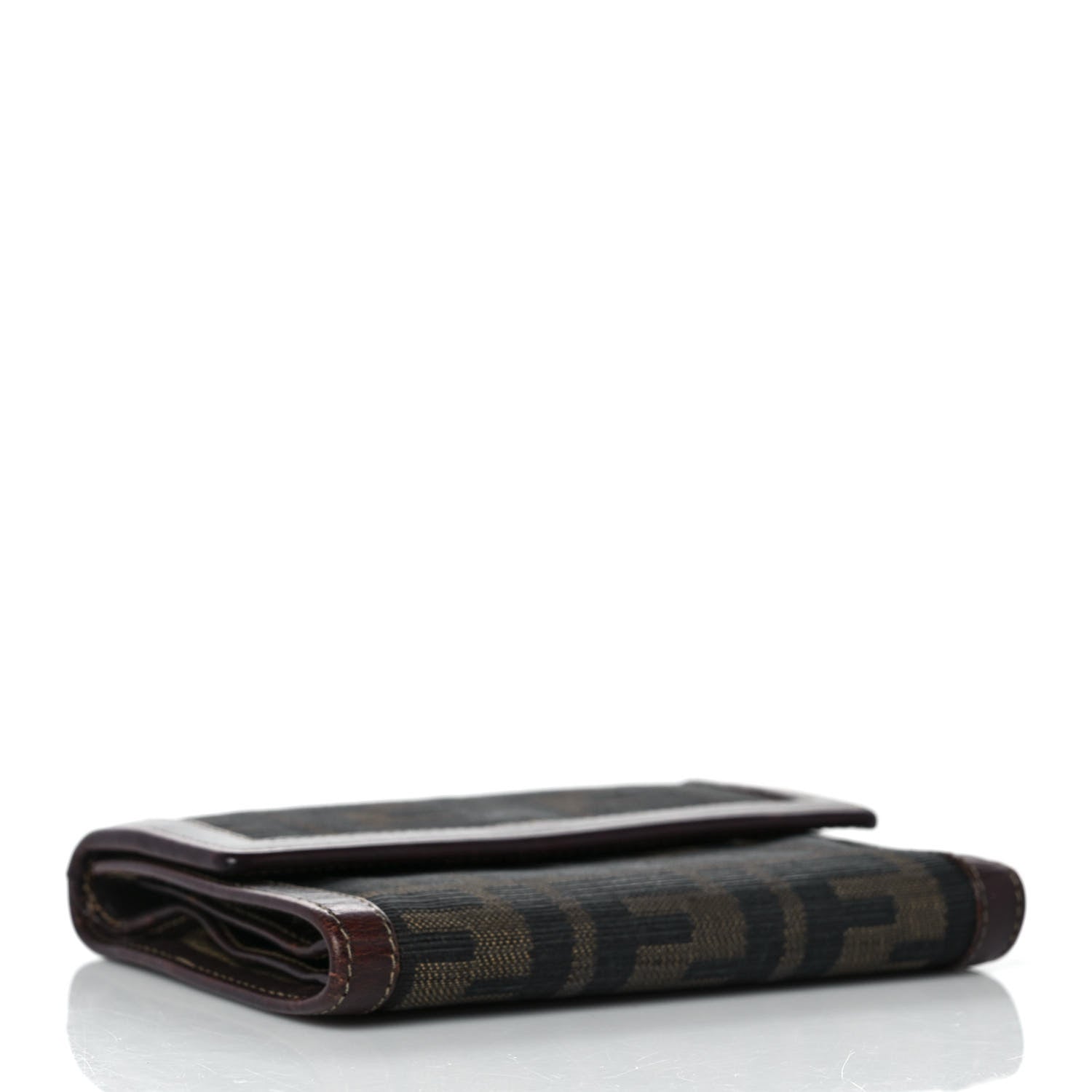 Fendi Zucca Compact Wallet Tobacco 4 of 9