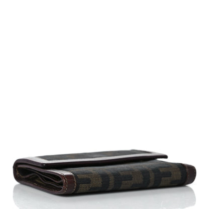 Fendi Zucca Compact Wallet Tobacco 4 of 9