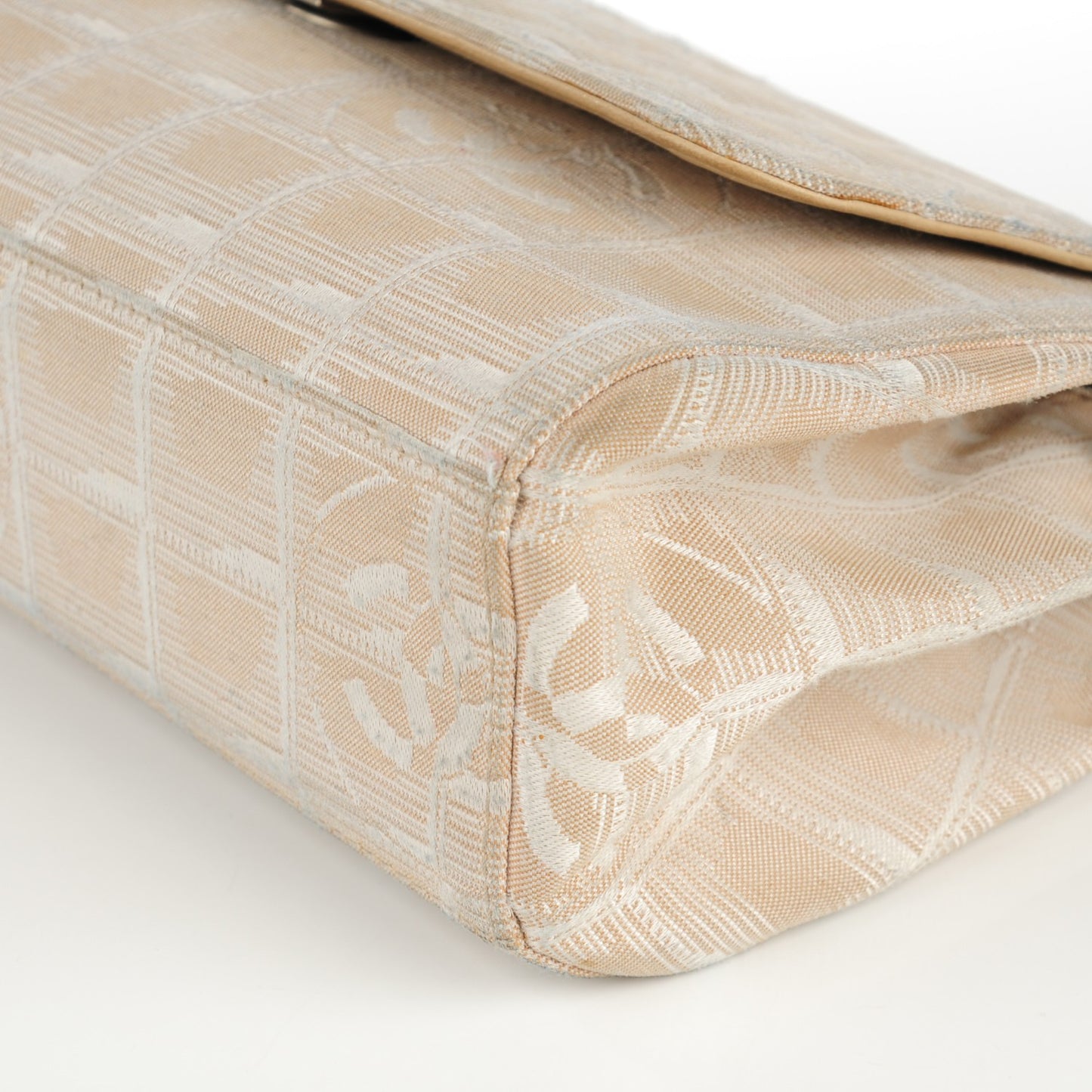 Nylon Travel Accordion Flap Beige
