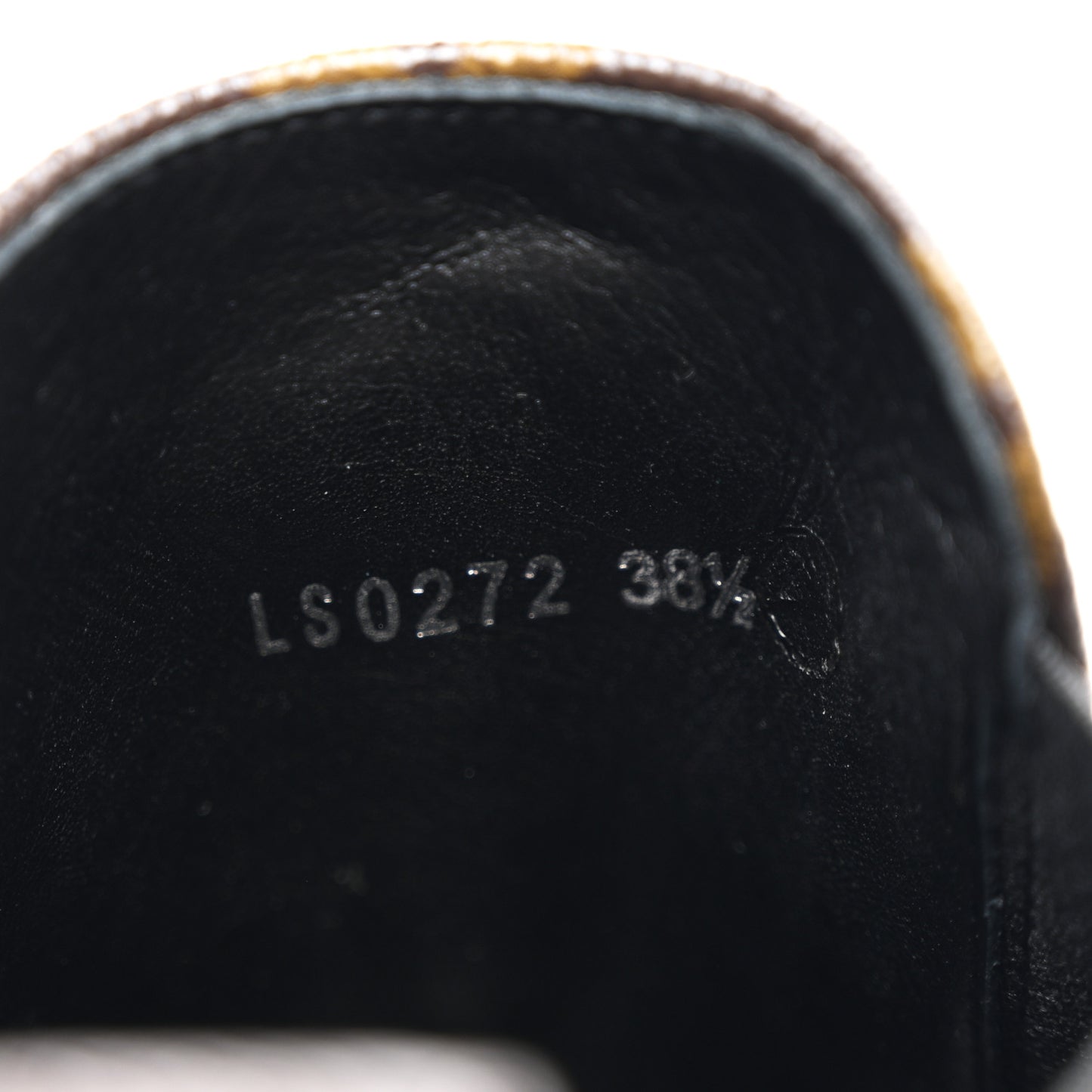 LV BEAUBOURG ANKLE BOOT 38.5 Cognac