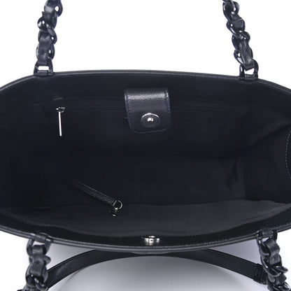 Chanel Caviar Quilted My Everything Large Shopping Tote Black 4 of 4