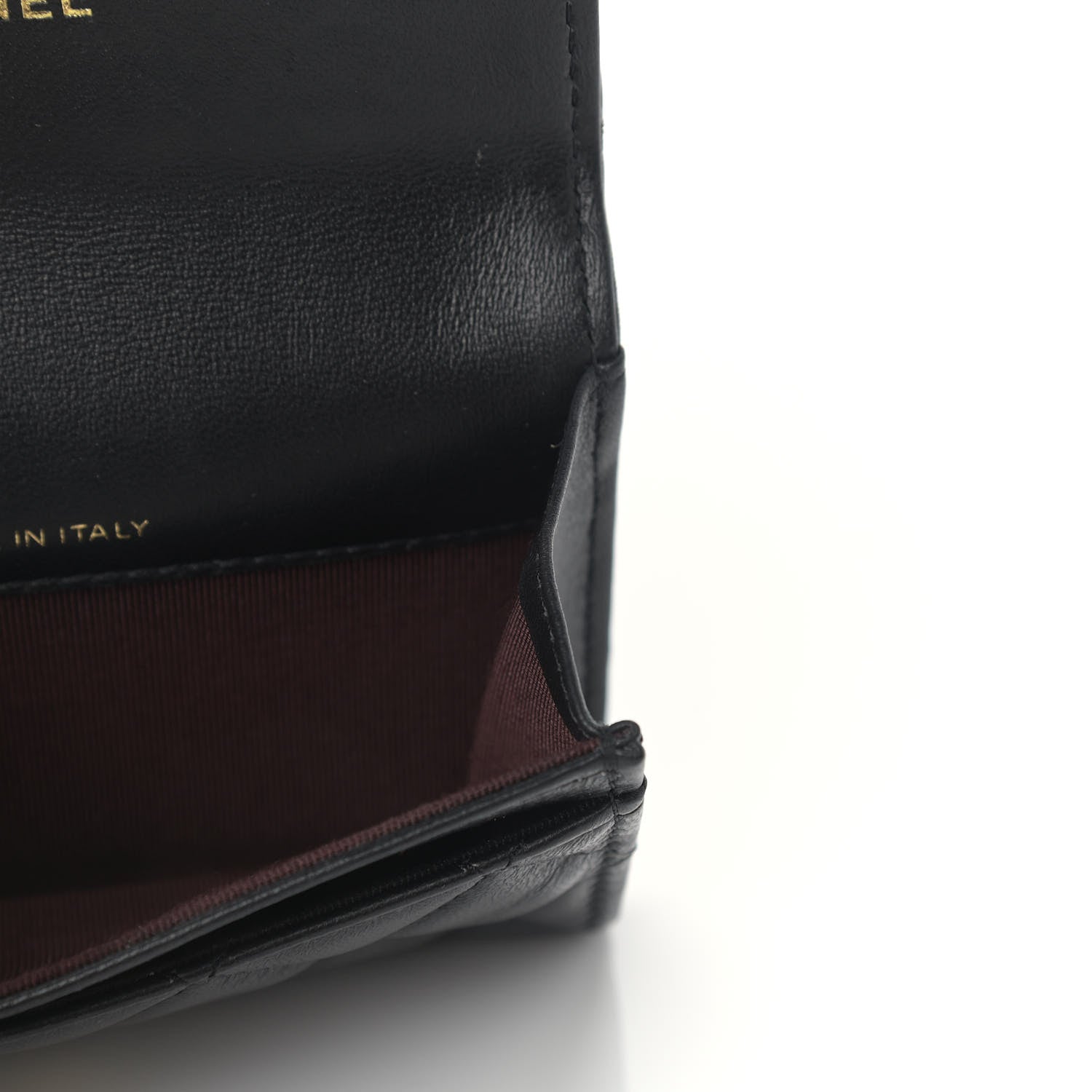 Chanel Lambskin Quilted Flap Card Holder Black 17 of 20