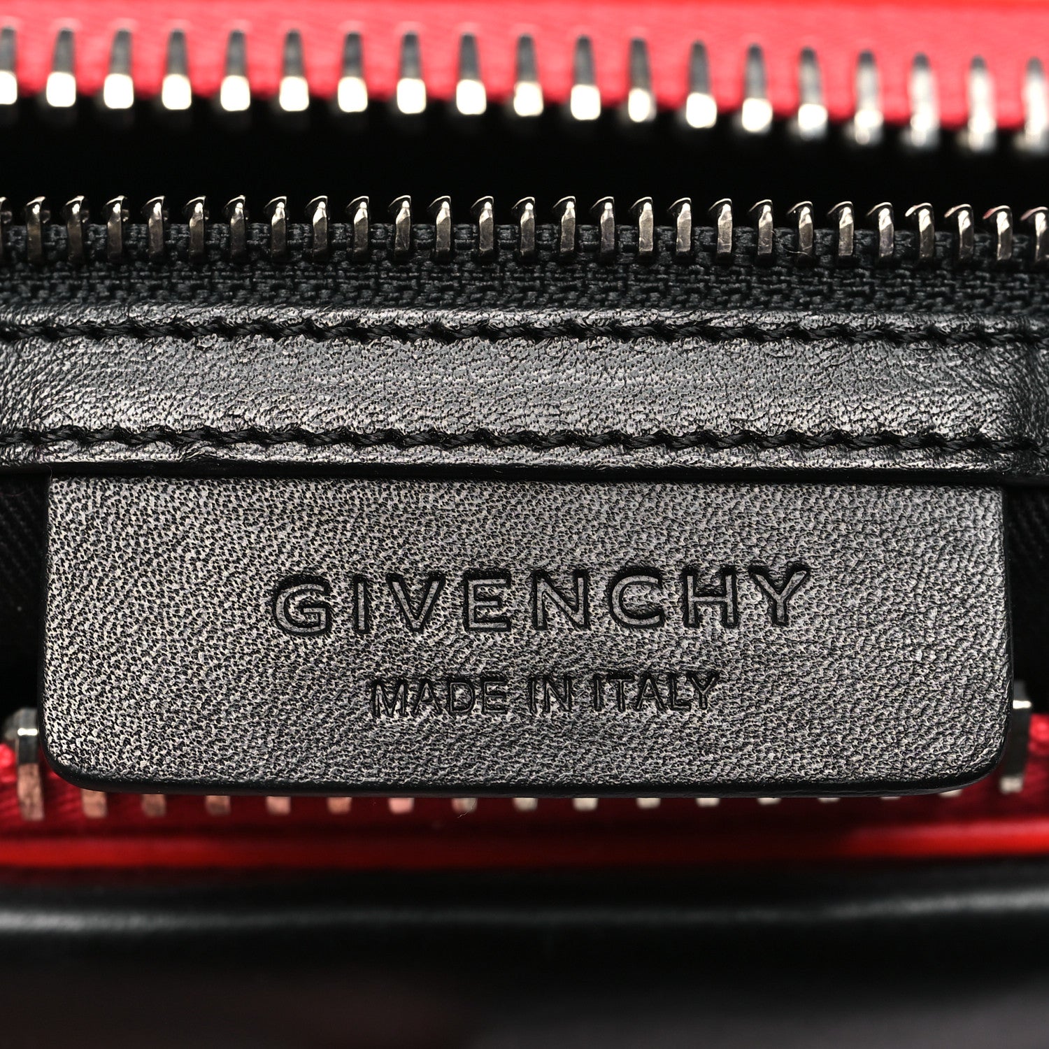 Givenchy Smooth Calfskin Small Bi-Color Antigona Red Black 6 of 10