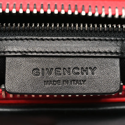 Givenchy Smooth Calfskin Small Bi-Color Antigona Red Black 6 of 10