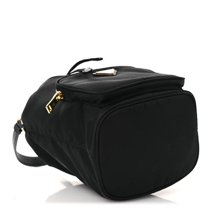 Prada Nylon Vela Saffiano Mini Bucket Crossbody Bag Black 4 of 11