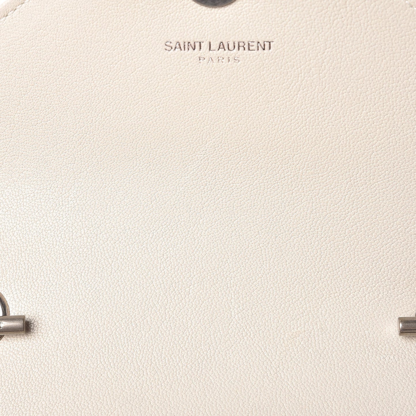 Sheepskin Matelasse Monogram Classic Baby Chain Bag White