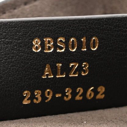 Fendi Fabric Jacquard Paillettes Vitello Seta FF 1974 Embroidered Mini Mon Tresor Bucket Bag Tobacco Moro 7 of 11