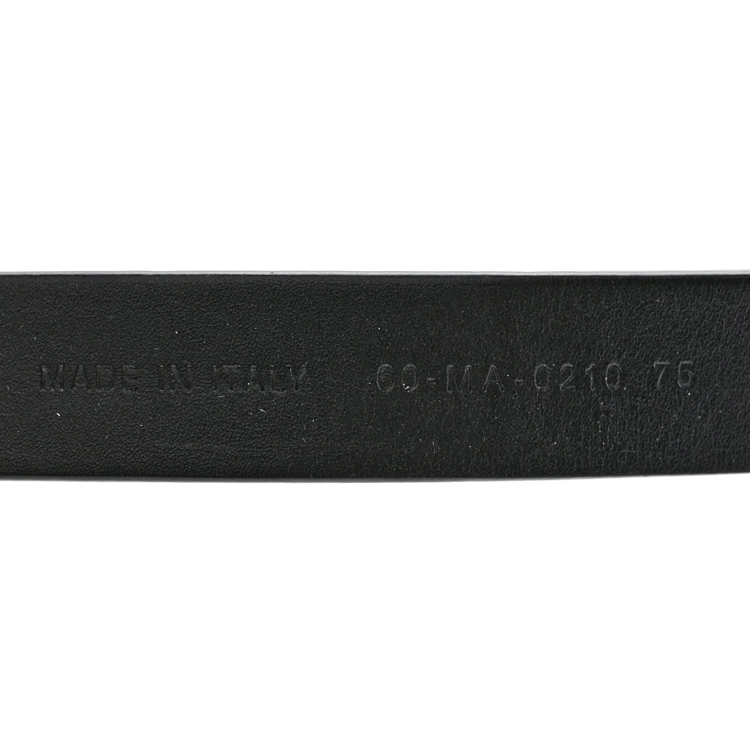 Christian Dior Calfskin Saddle Belt 75 30 Black 6 of 7