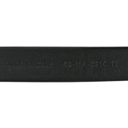 Christian Dior Calfskin Saddle Belt 75 30 Black 6 of 7