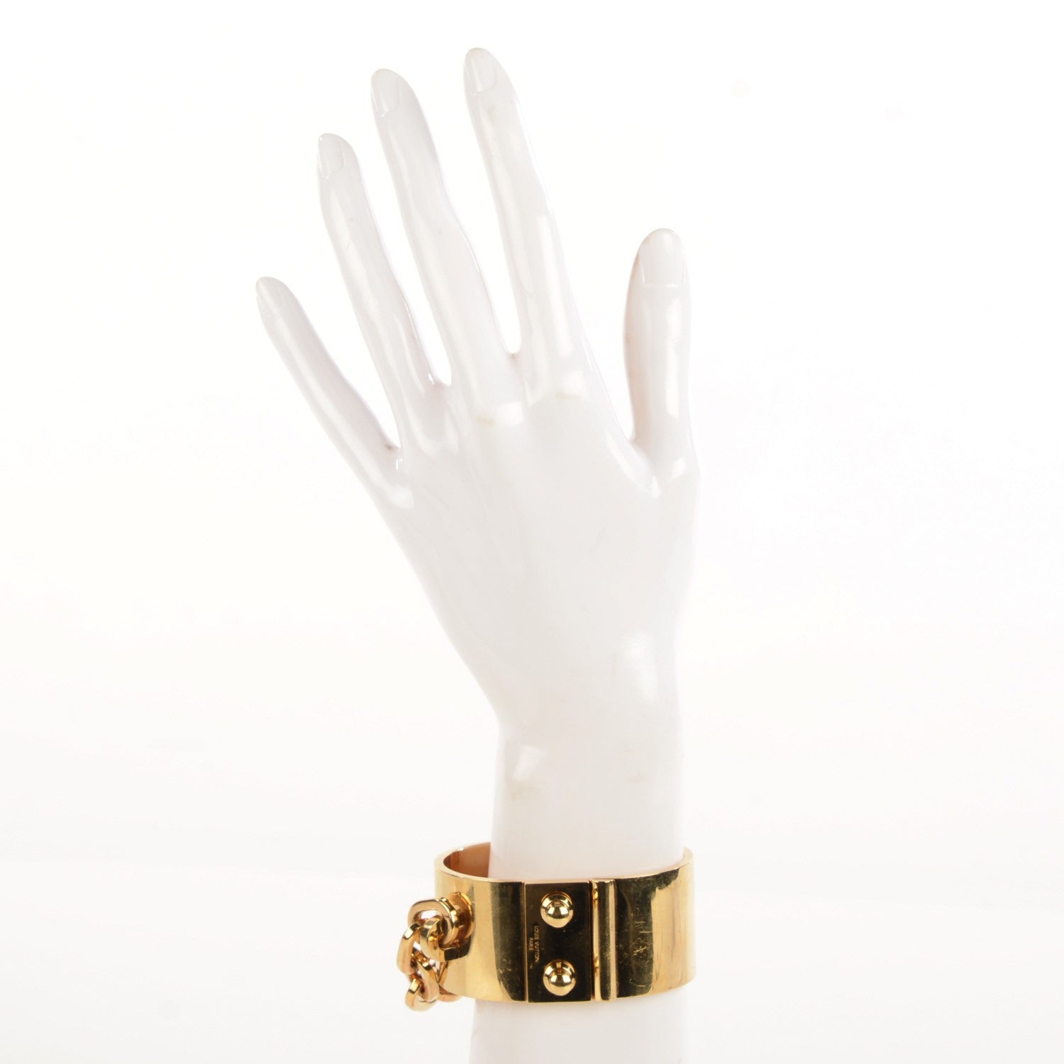 Louis Vuitton Lock Me Manchette Chain Cuff 2 of 5