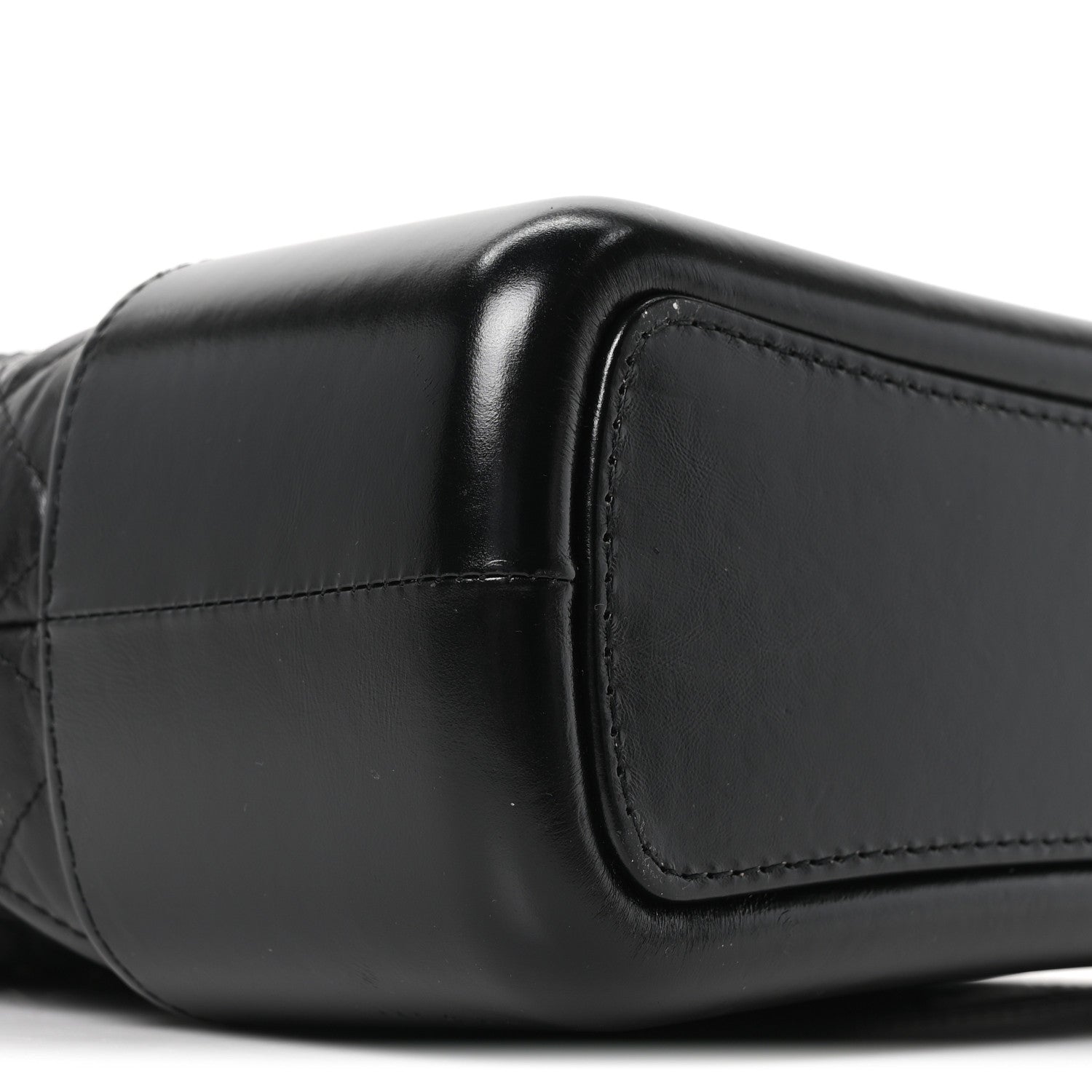 Chanel Aged Calfskin Quilted Medium Gabrielle Hobo Black 9 of 10