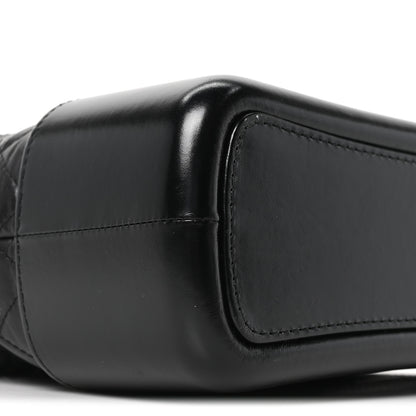 Chanel Aged Calfskin Quilted Medium Gabrielle Hobo Black 9 of 10