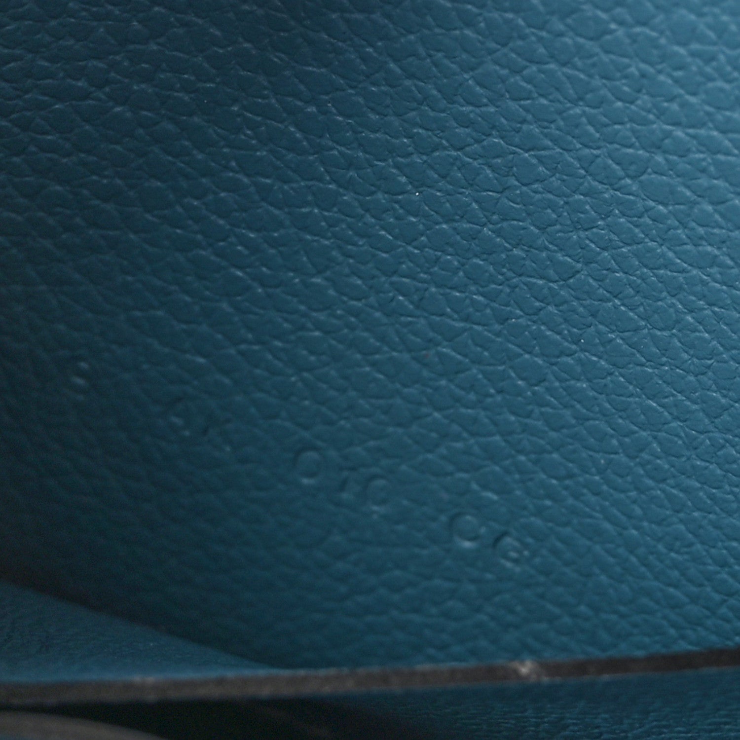 Hermes Evercolor Constance Slim Wallet Blue Jean 8 of 9