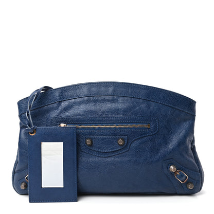 Balenciaga Agneau Giant 12 Rose Gold Hardware Premier Clutch Bleuette 1 of 9