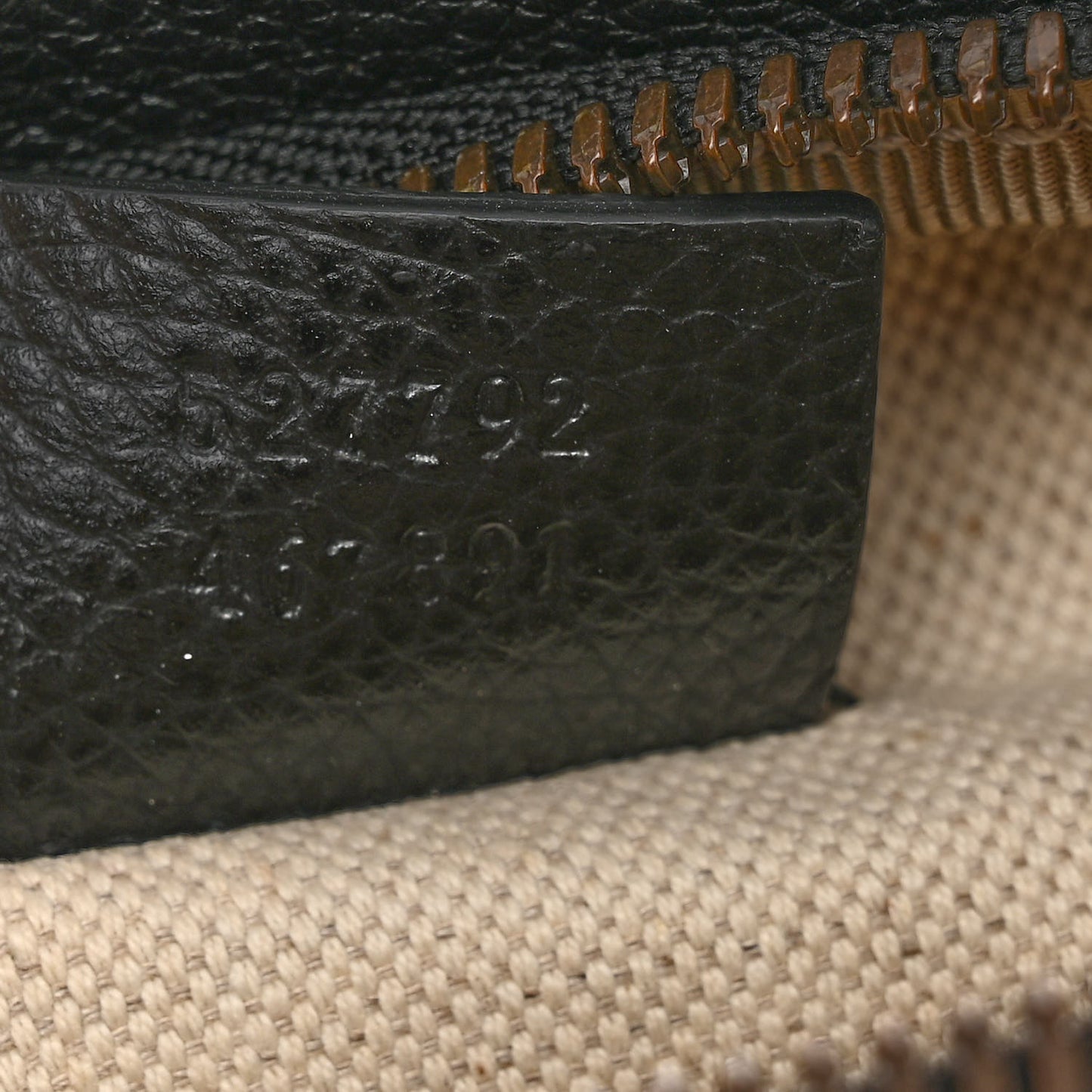 Grained Calfskin Small Logo Belt Bag Black