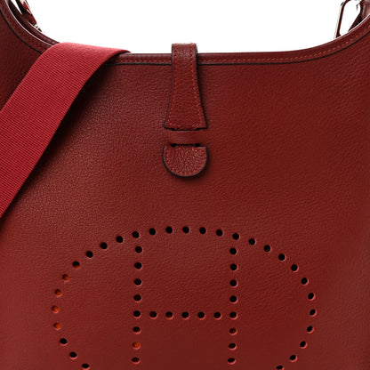 Hermes Buffle Skipper Evelyne PM Rouge Garance 8 of 10