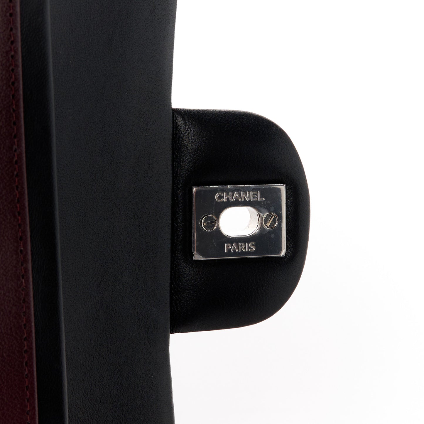 Lambskin Quilted Small Double Flap Black