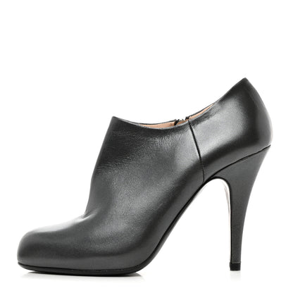 Prada Vitello Ankle Boots 37 Grey 1 of 7