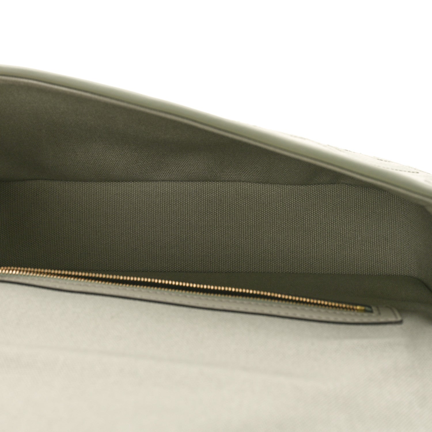 Fendi Canvas Vitello King FF Embroidered Baguette Green Tea 5 of 8