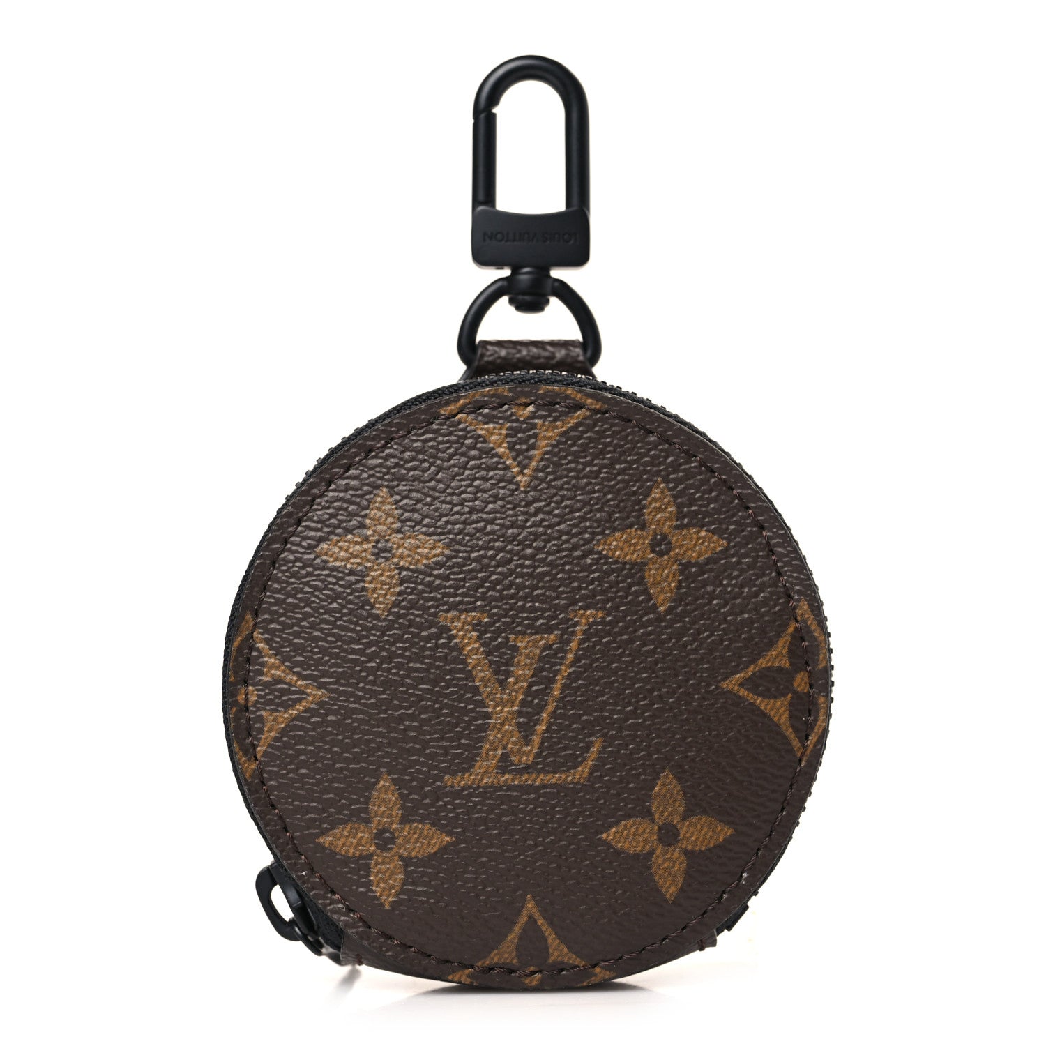 Louis Vuitton Monogram Trio Messenger Round Coin Purse Black 1 of 8