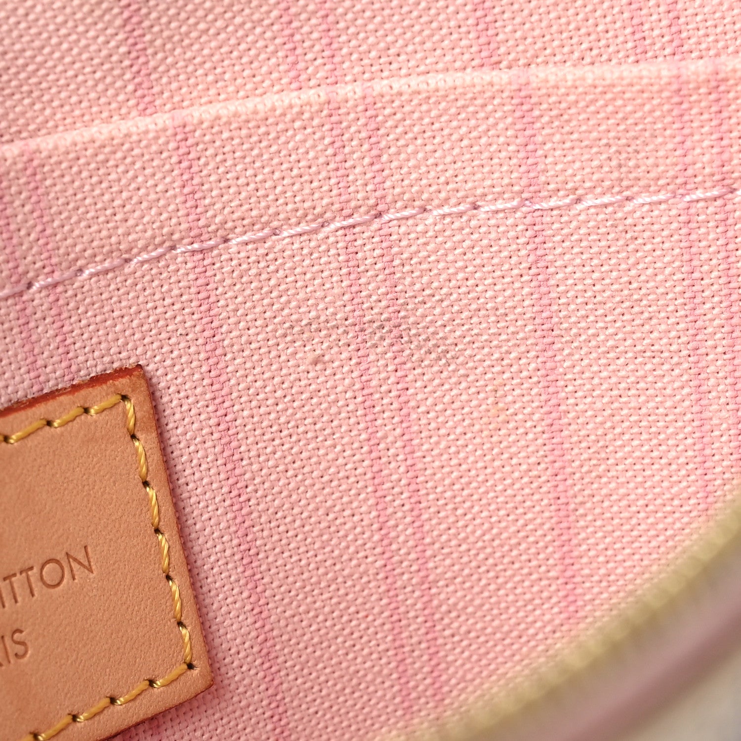 Louis Vuitton Damier Azur Neverfull MM GM Pochette Rose Ballerine 11 of 13