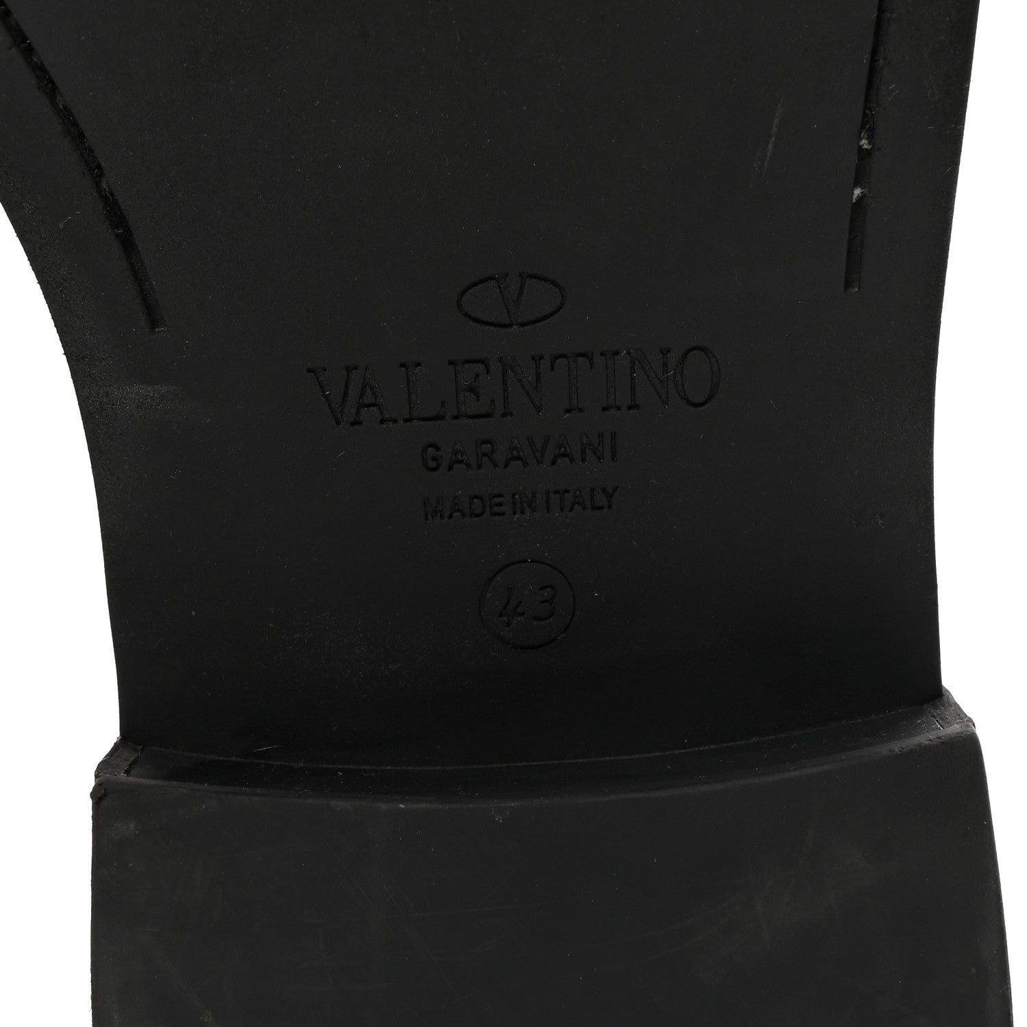 Valentino Garavani Calfskin VLTN Mens Chelsea Ankle Boots 43 Black 7 of 9