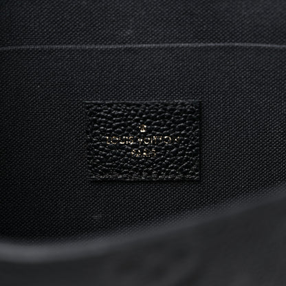Louis Vuitton Empreinte Pochette Felicie Chain Wallet Black 6 of 10