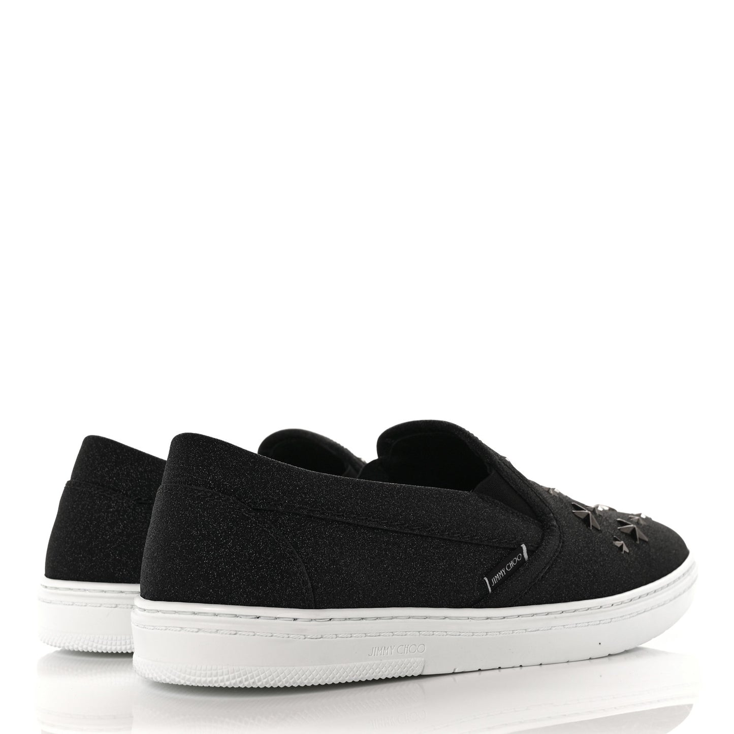 Fine Glitter Suede Mens Grove Sneakers 42 Black