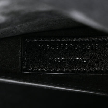 Saint Laurent Metallic Calfskin Small Classic Monogram Kate Satchel Oro 7 of 10
