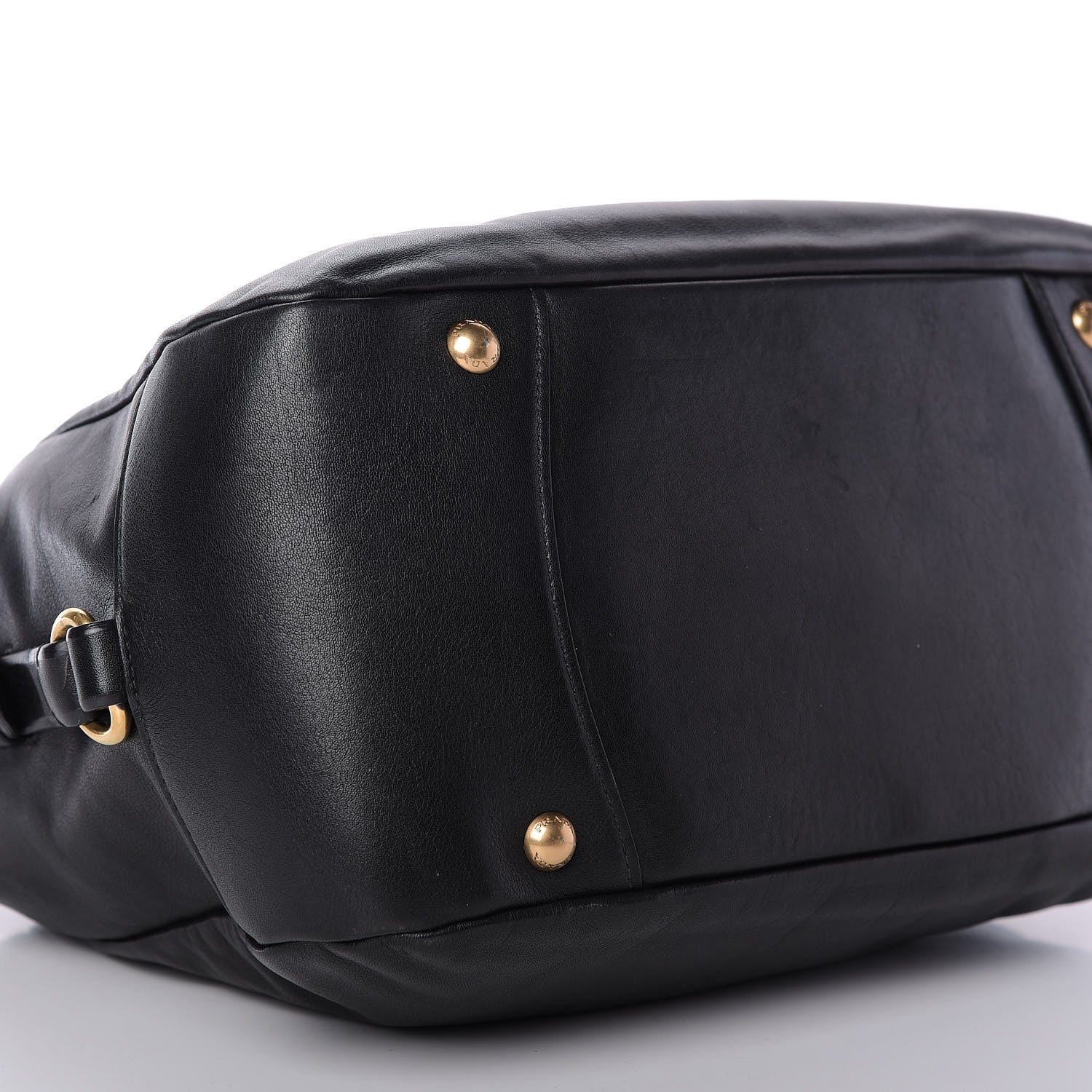 Prada Soft Calfskin Hobo Black 9 of 20