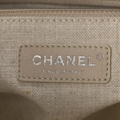 Chanel Mixed Fibers Small Deauville Tote Black 6 of 10