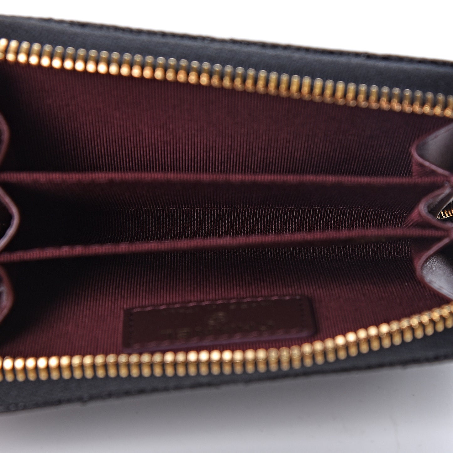 Caviar Quilted Zip Coin Purse Black