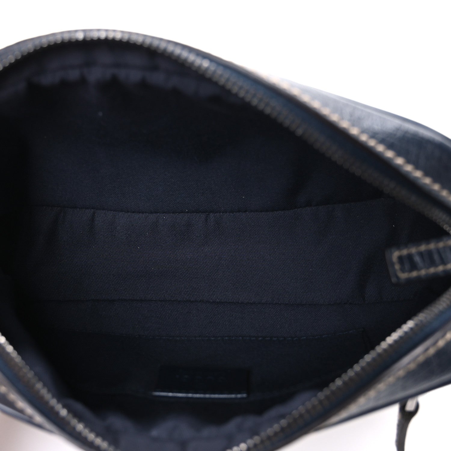 Gucci GG Supreme Monogram Web Small Shoulder Bag Navy 5 of 10