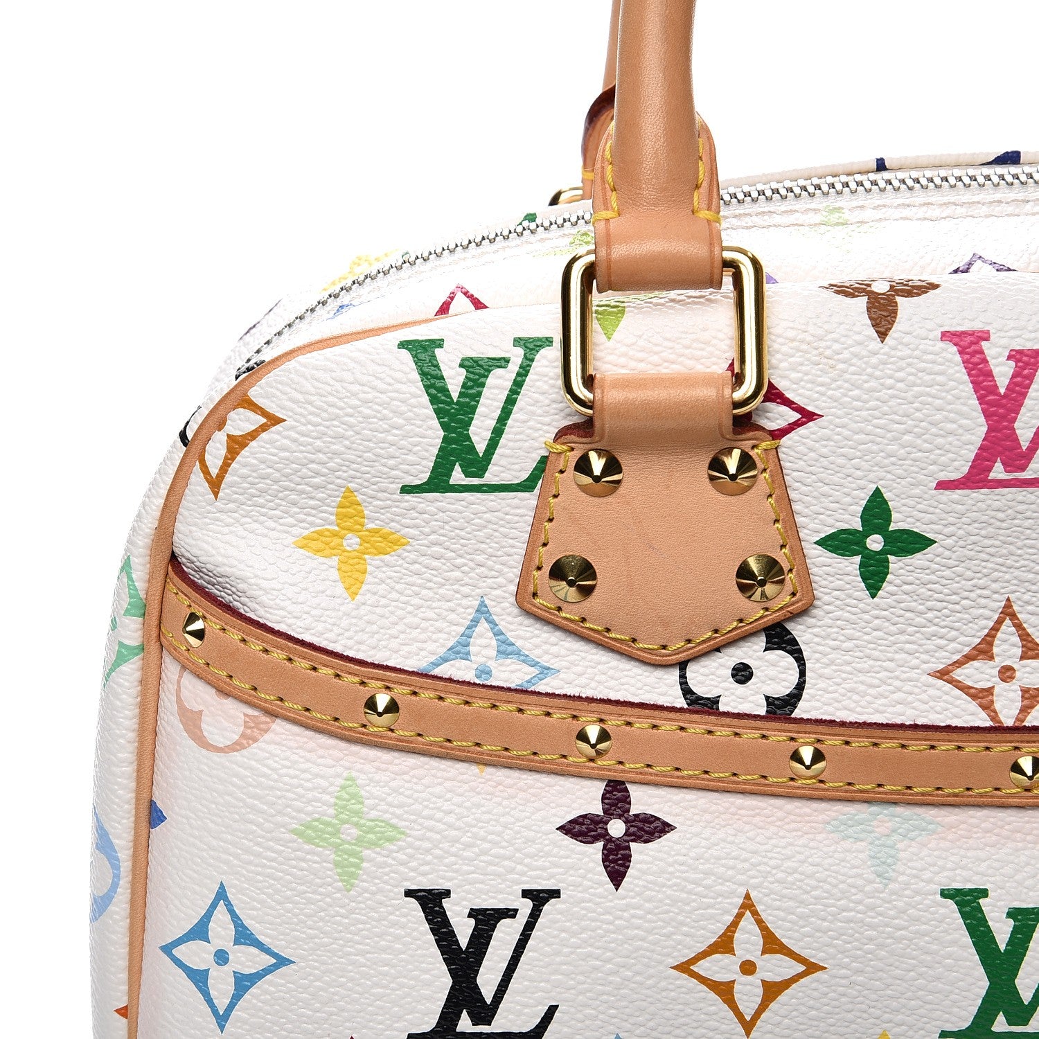 Louis Vuitton Monogram Multicolor Trouville White 12 of 13