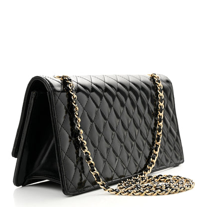 Chanel Patent Quilted Medium Single Flap Black 3 of 14