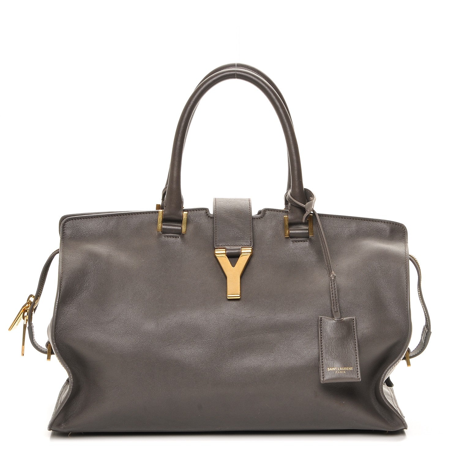 Saint Laurent Calfskin Medium Classic Y Cabas Grey 1 of 7