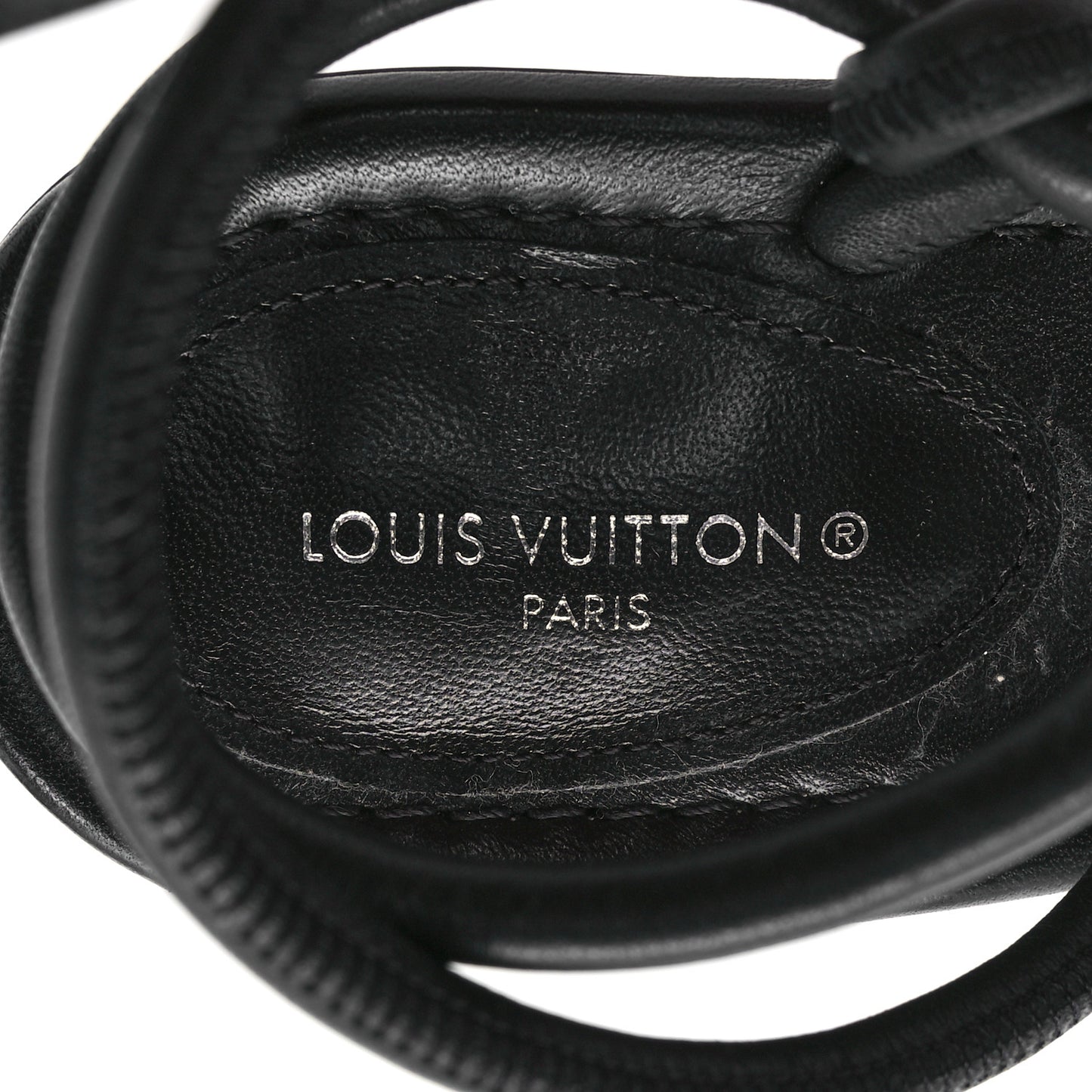 Lambskin Strappy Slingback Sandal 37 Black