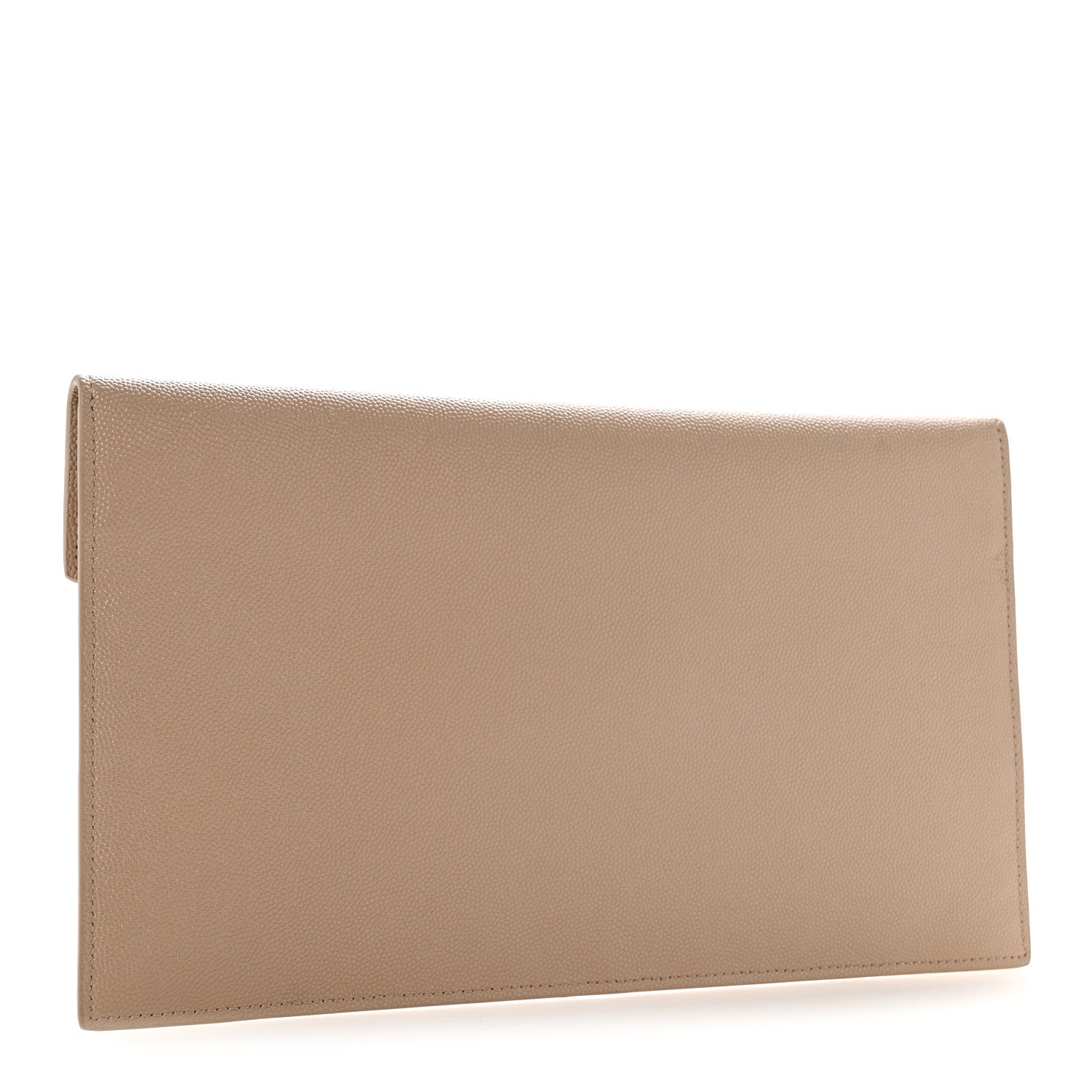 Saint Laurent Grain De Poudre Uptown Pouch Dark Beige 3 of 10