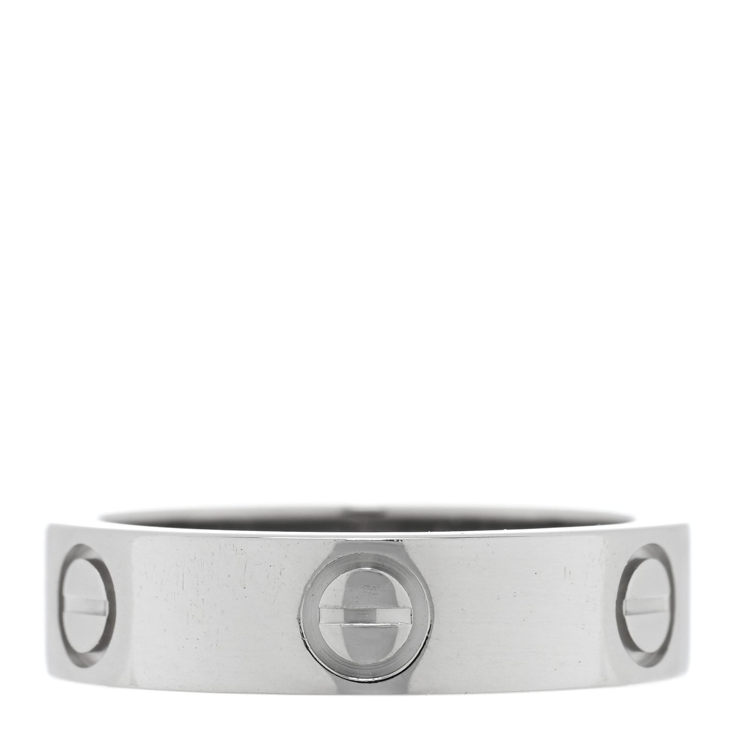 Platinum Diamond 5.5mm LOVE Ring 58 8.5