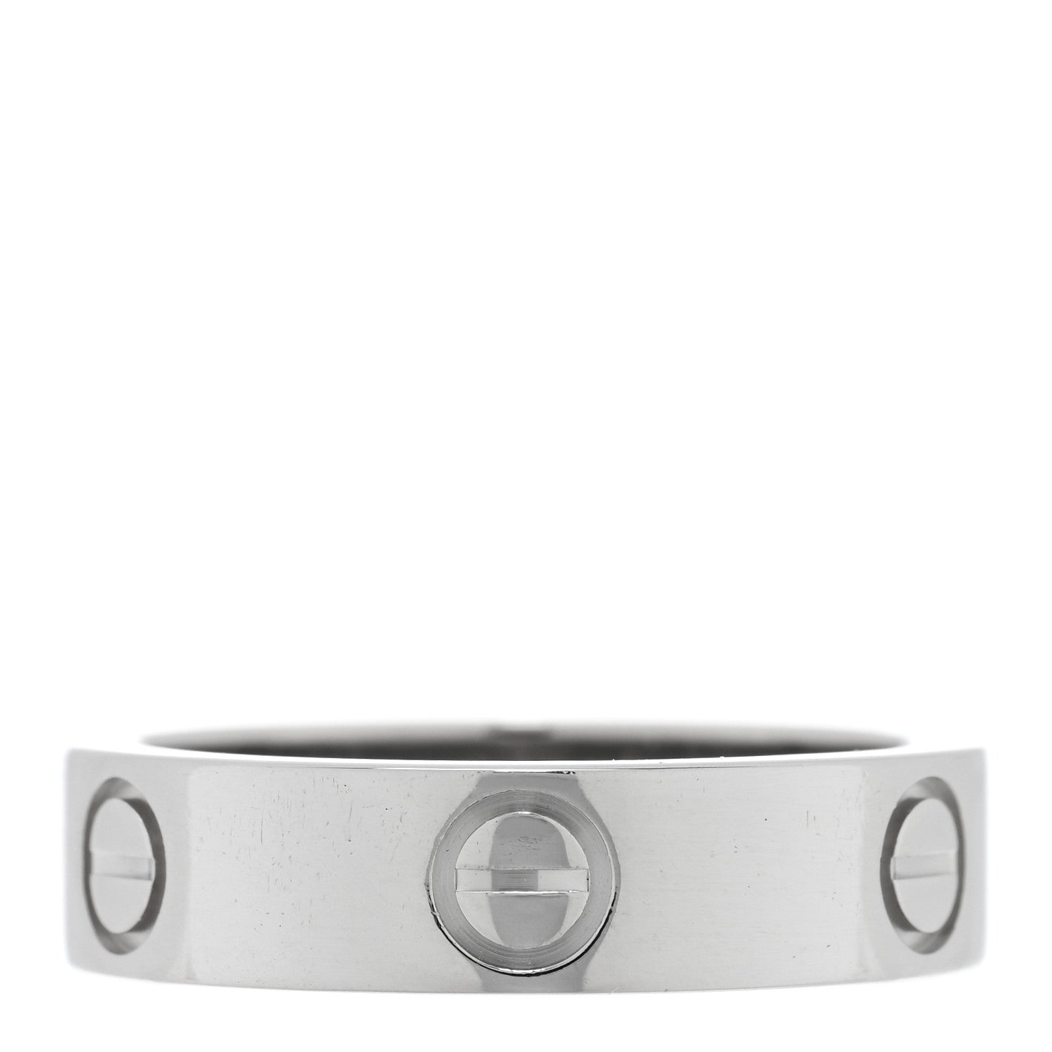 Cartier Platinum Diamond 5.5mm LOVE Ring 58 8.5 3 of 4