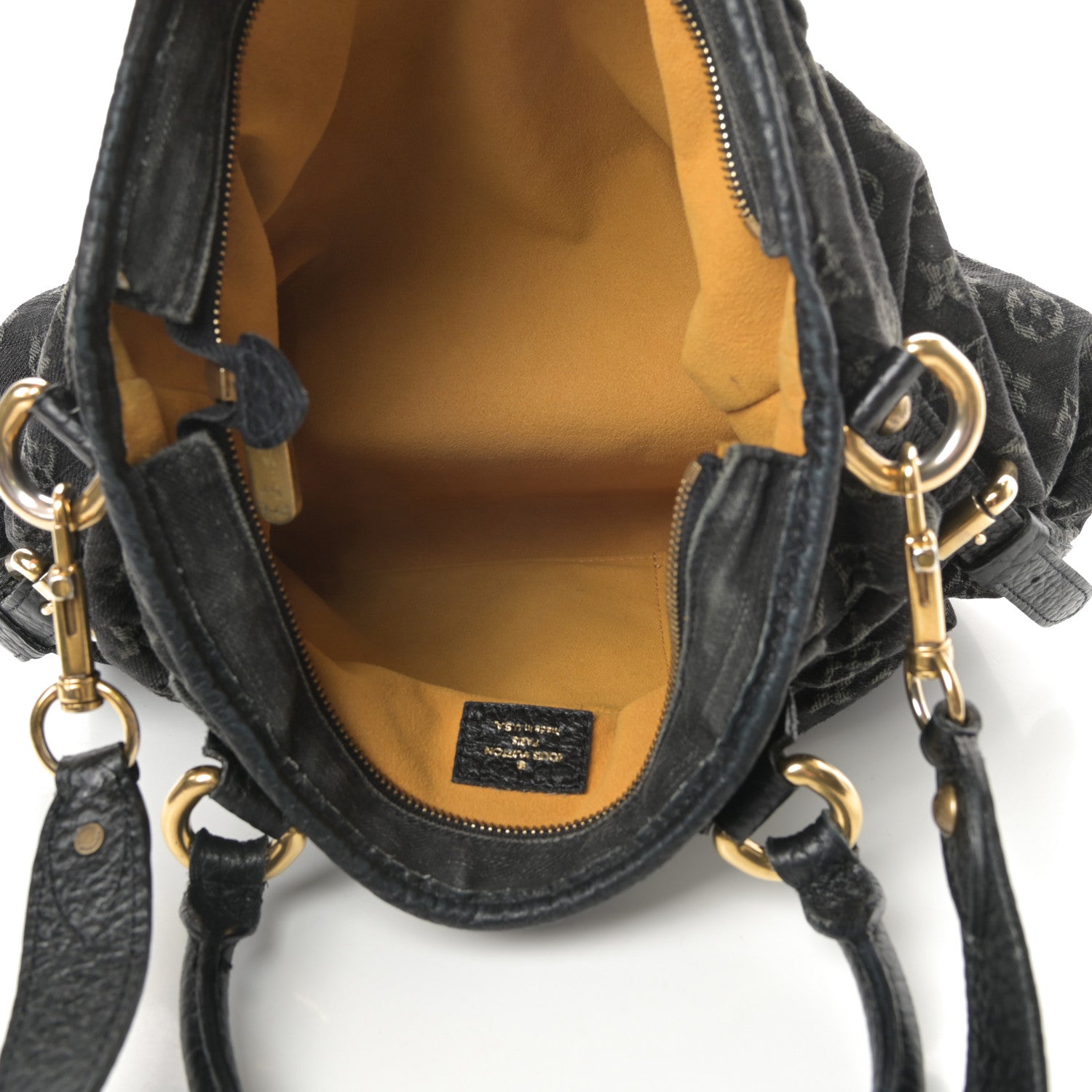 Louis Vuitton Denim Neo Cabby MM Black 5 of 18