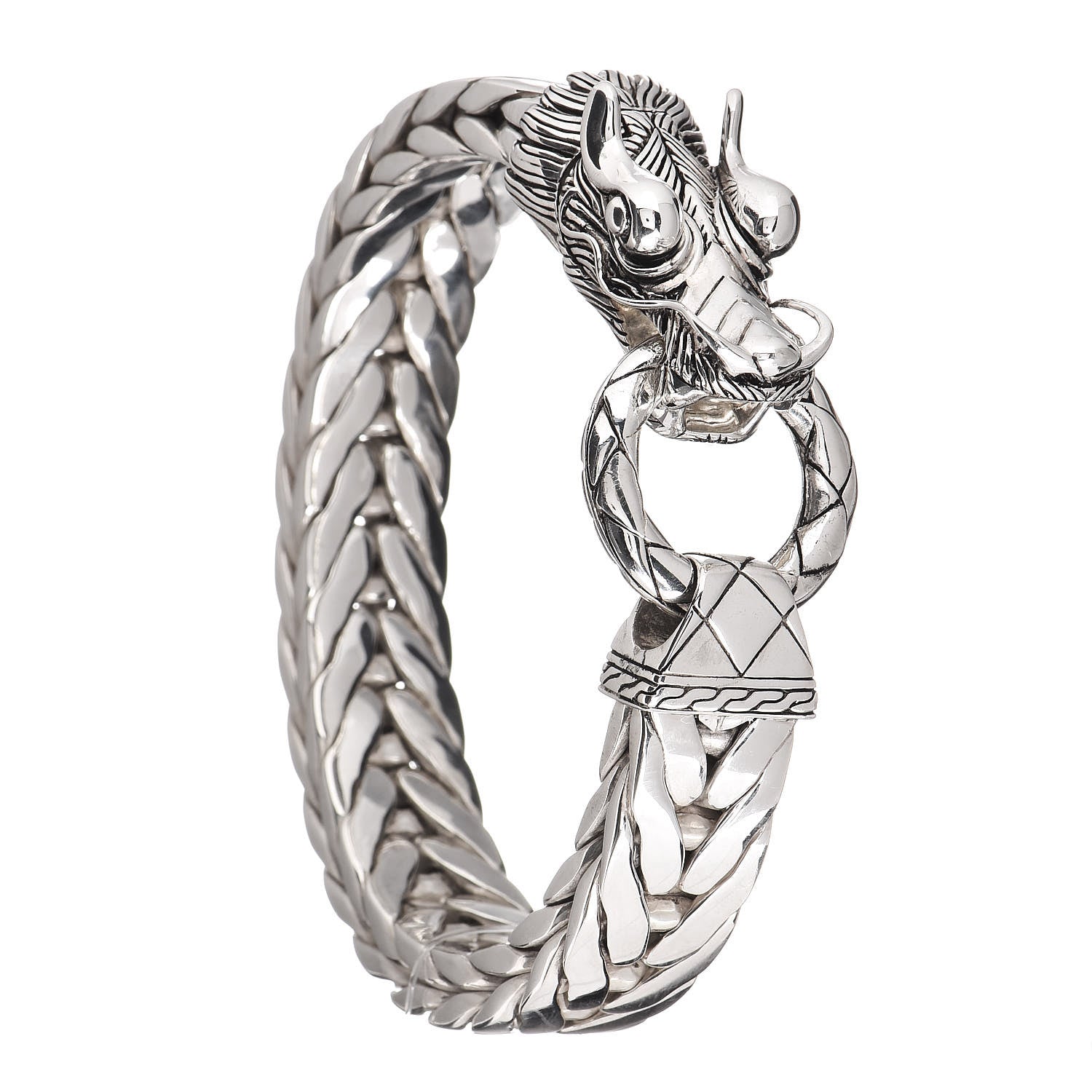 John Hardy Sterling Silver Large Legends Naga Dragon Bracelet 3 of 6