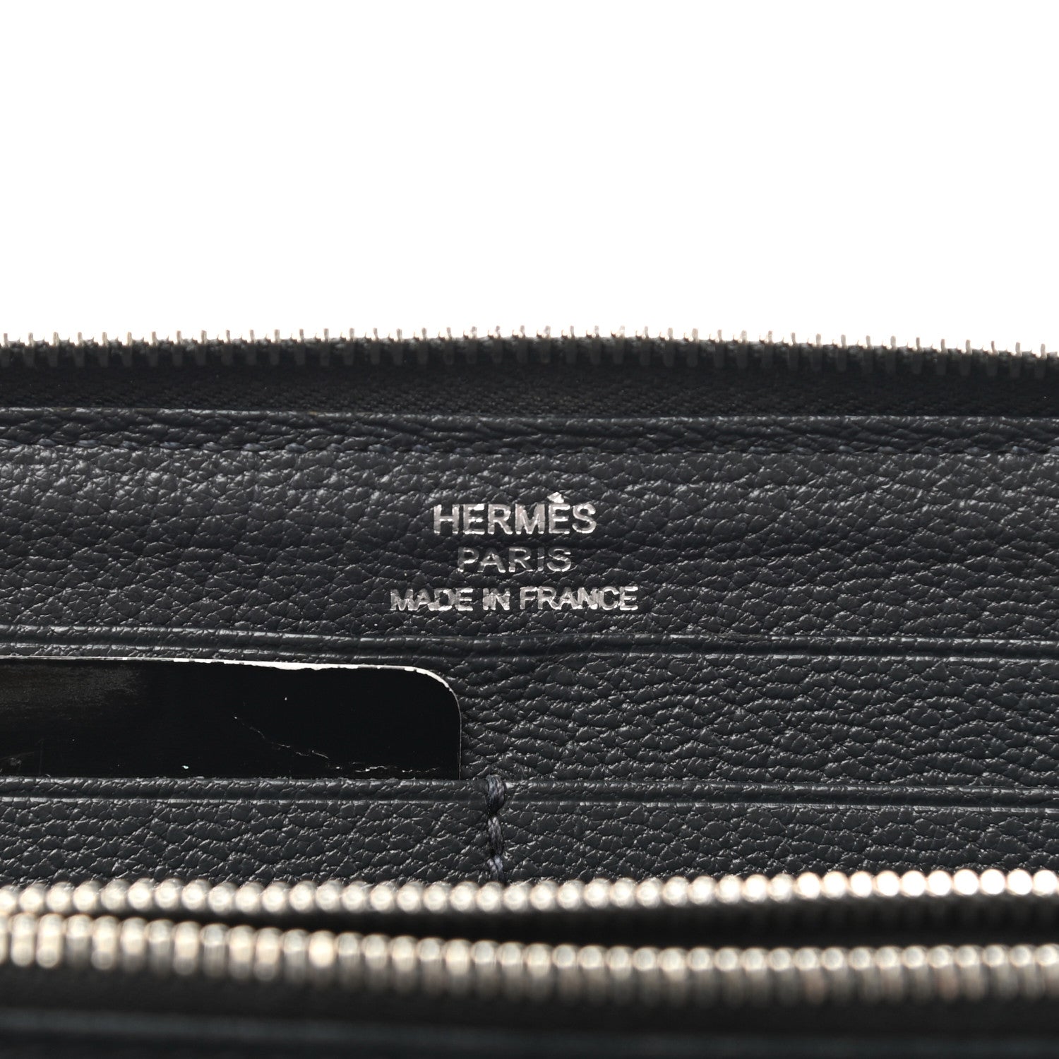 Hermes Chevre Mysore Azap Wallet Ardoise 7 of 8