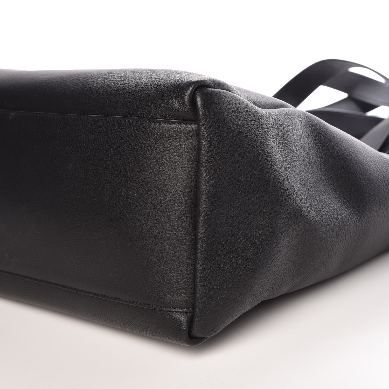 Balenciaga Calfskin Logo Medium Tote Black 11 of 11