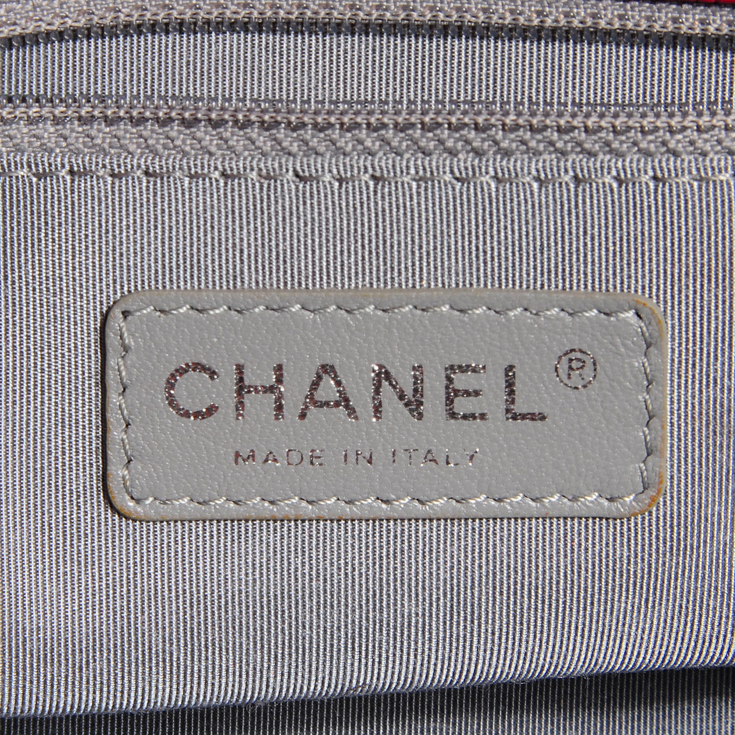 Chanel Caviar French Riviera Large Flap Red 7 of 12