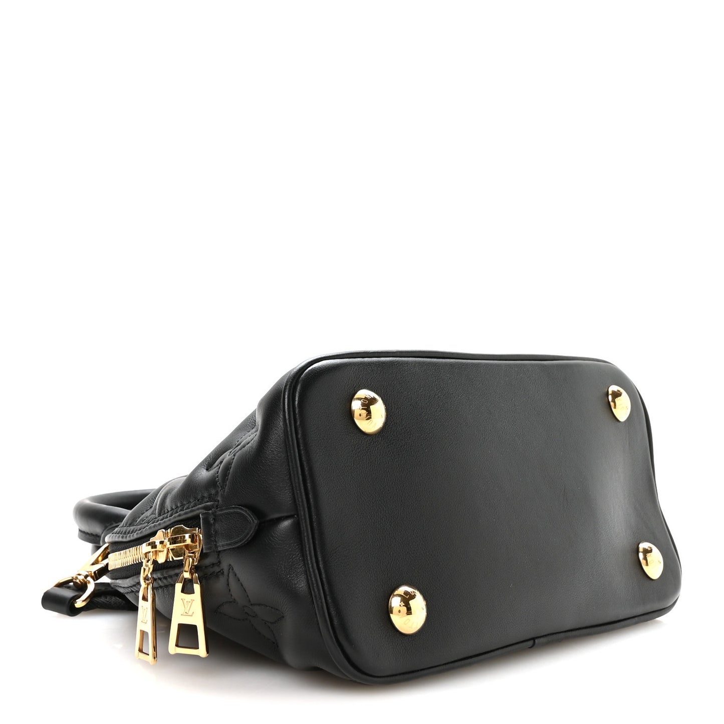 Calfskin Bubblegram Alma BB Black