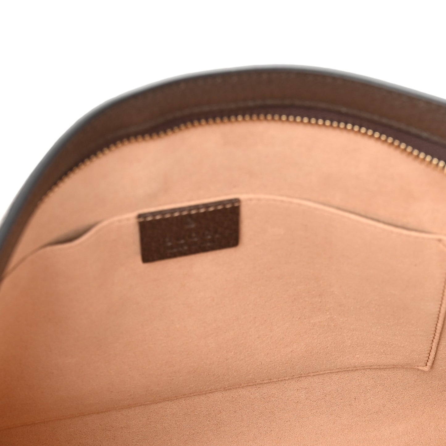 GG Supreme Monogram Web Ophidia Pouch Brown