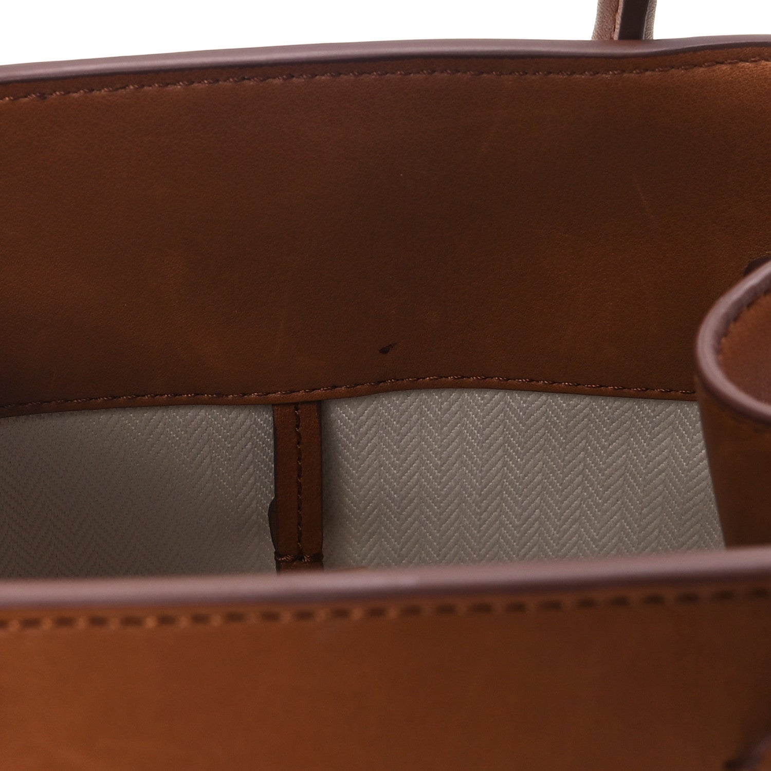 The Row Polished Saddle Calfskin Soft Margaux 10 Bag Cuir 11 of 12