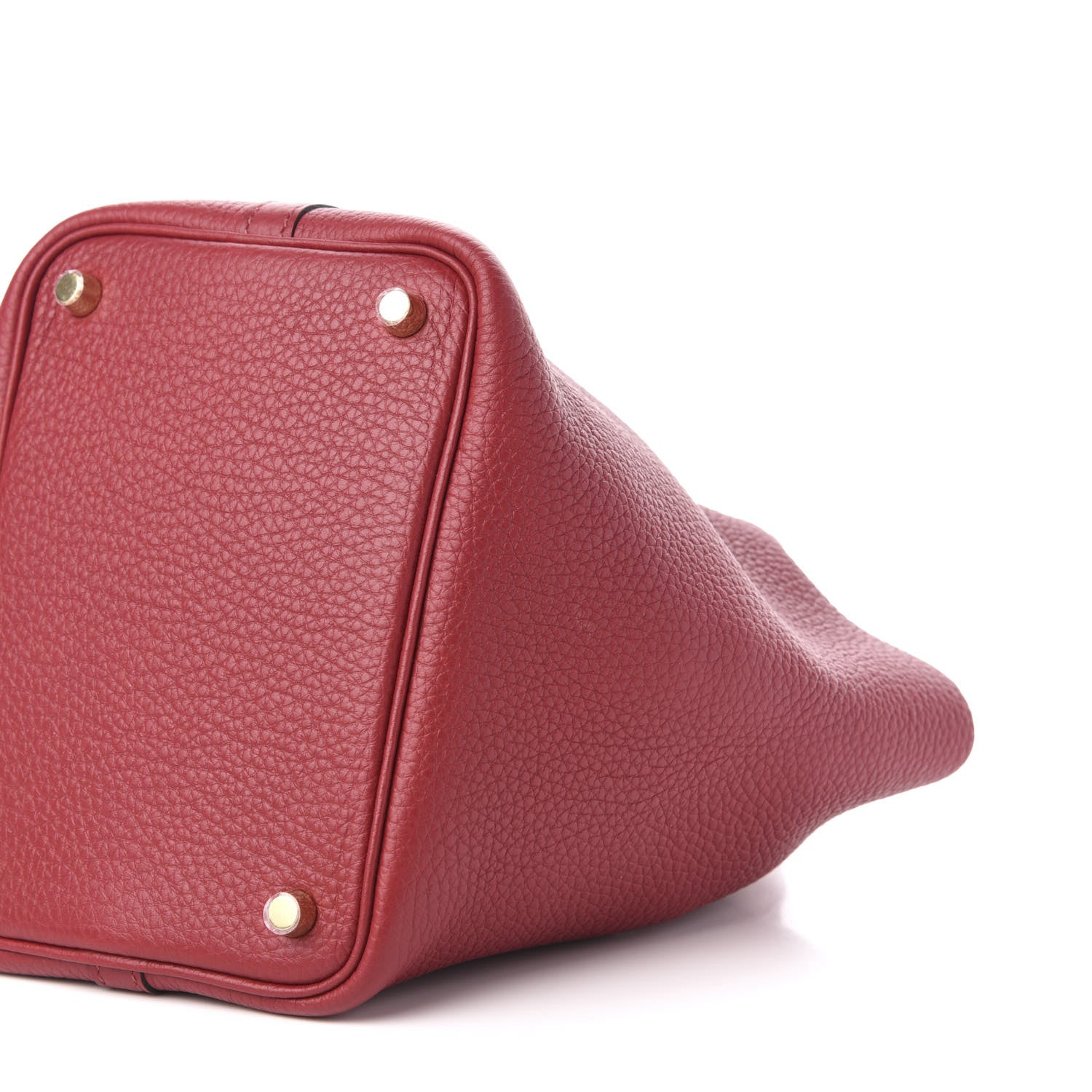 Hermes Taurillon Clemence Picotin Lock 18 PM Rouge Garance 9 of 11