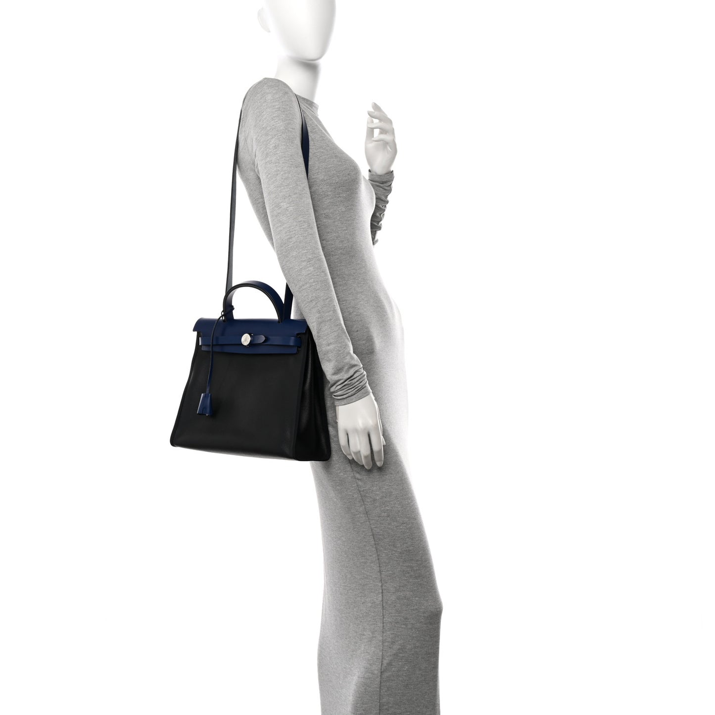 Toile H Berline Vache Hunter Herbag Zip PM 31 Bleu Encre Black